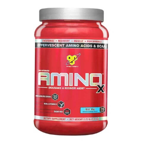BSN Amino-X,  2.2 lb  70 Servings  Blue Raspberry 
