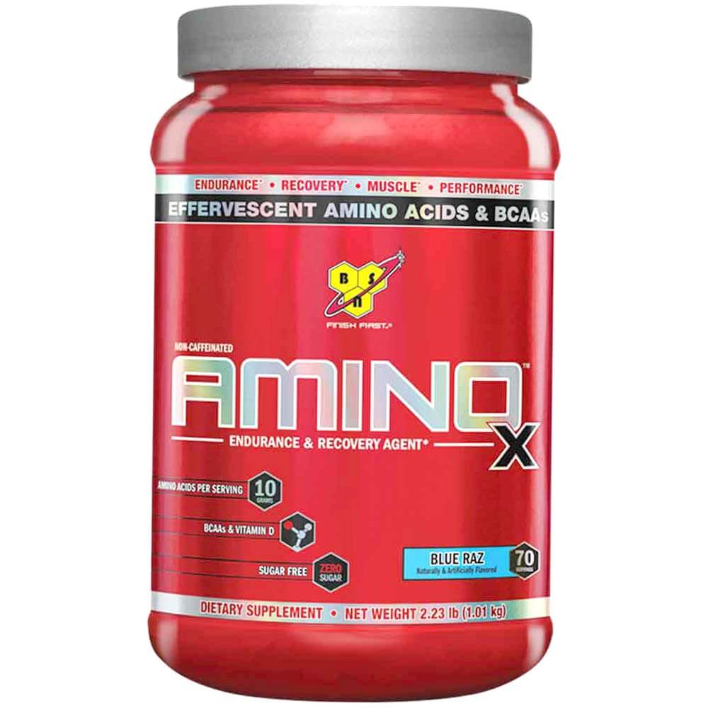 BSN Amino-X,  2.2 lb  70 Servings  Blue Raspberry 