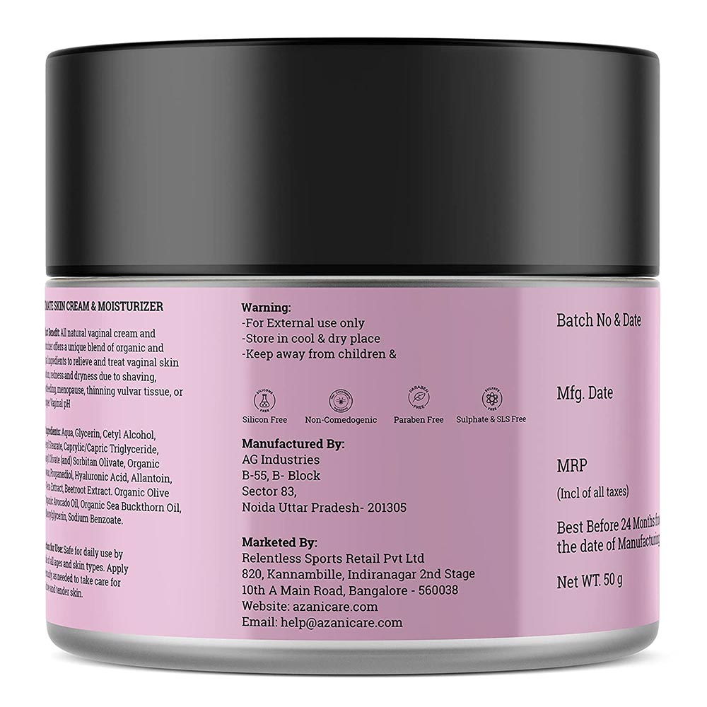 8 - Azani Active Care Vulva Care Intimate Skin Cream,  50 g  for All Skin Types 