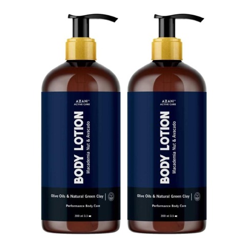 1 - Azani Active Care Body Lotion,  200 ml  Macademia Nut & Avocado (Pack of 2) 