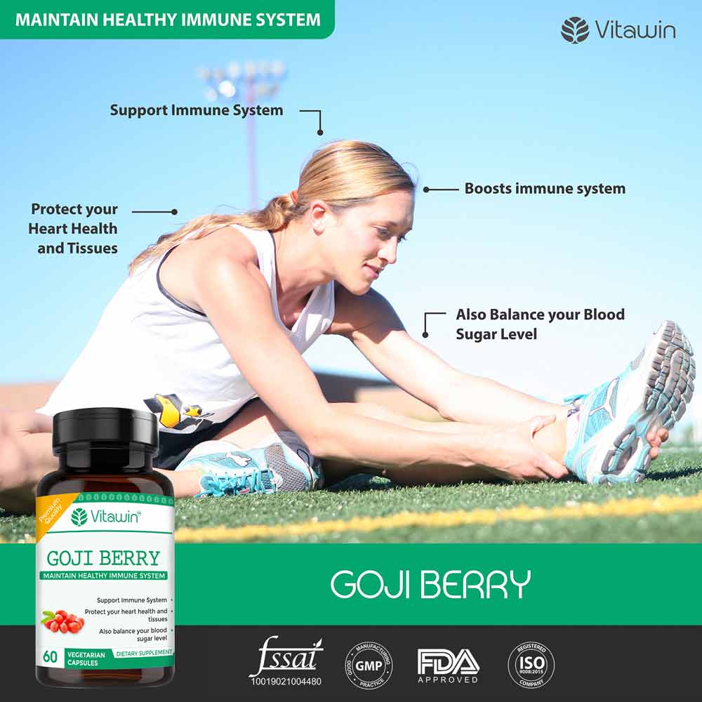 5 - VITAWIN Goji Berry,  60 capsules  Unflavoured 