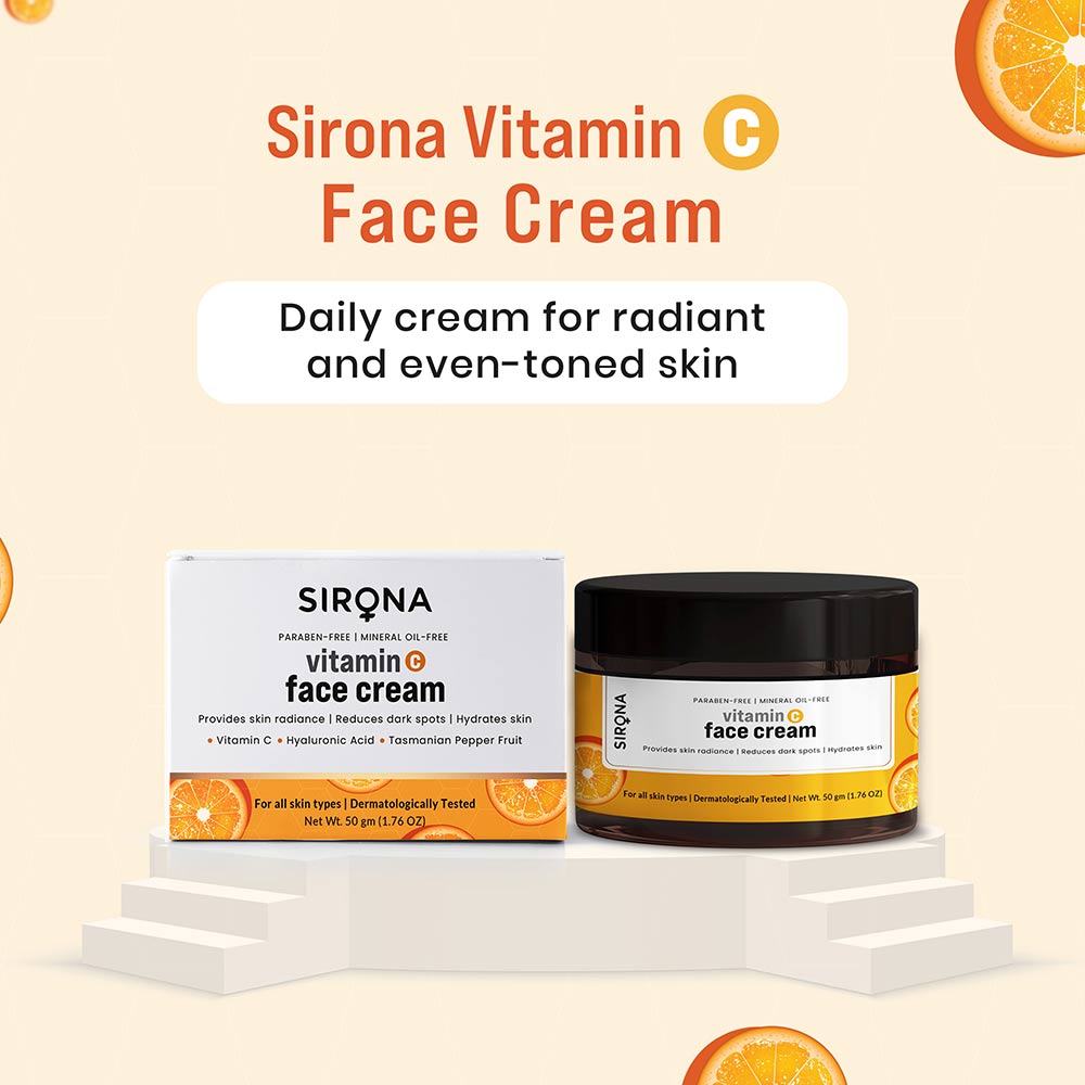 4 - Sirona Vitamin C Face Cream,  50 g  for All Skin Type 