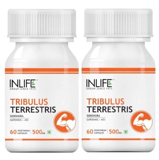 INLIFE Tribulus Terrestris (Pack of 2), 60 capsules