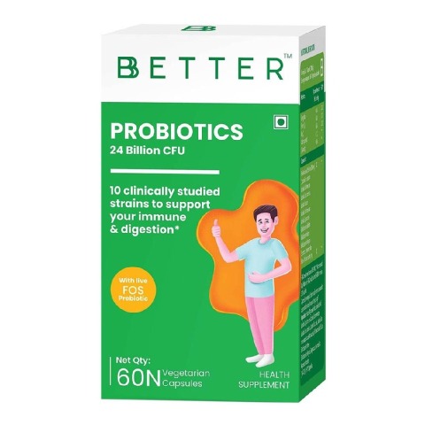 1 - Bbetter Probiotics,  60 veggie capsule(s)  Unflavoured 