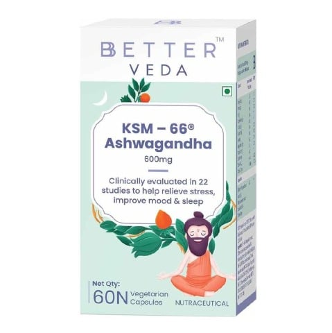 1 - Bbetter Veda KSM-66 Ashwagandha, 60 veggie capsule(s)