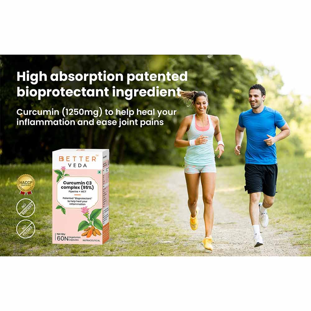 2 - Bbetter Veda Curcumin C3 Complex (95%),  60 veggie capsule(s) 