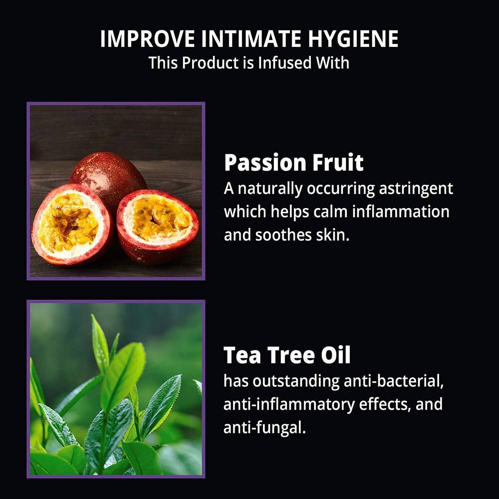 6 - Skin Elements Men's Intimate Wash,  Tea Tree Oil (Passion Fruit)  120 ml 