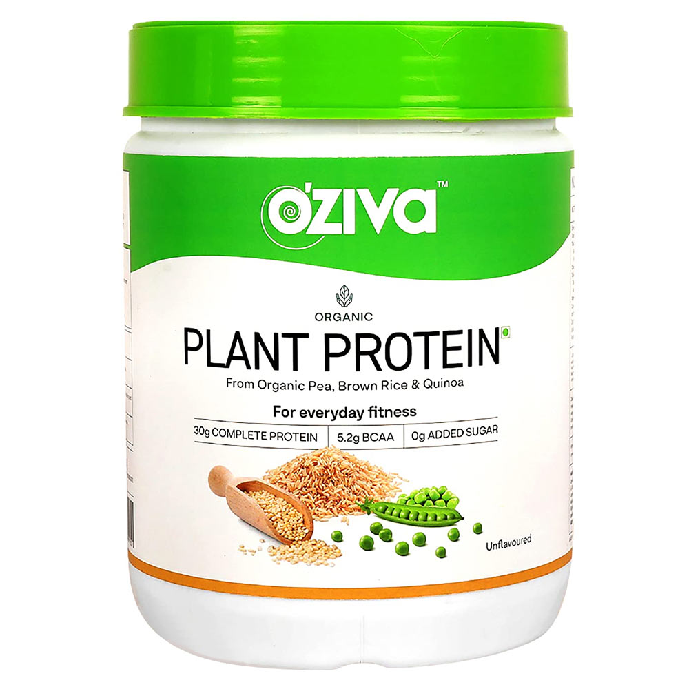 1 - Oziva Organic Plant Protein,  500 g  Unflavoured 