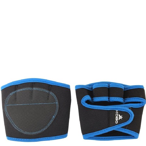 KOBO WTA-11 Weight Lifting Grip Pads,  Black  Free Size 