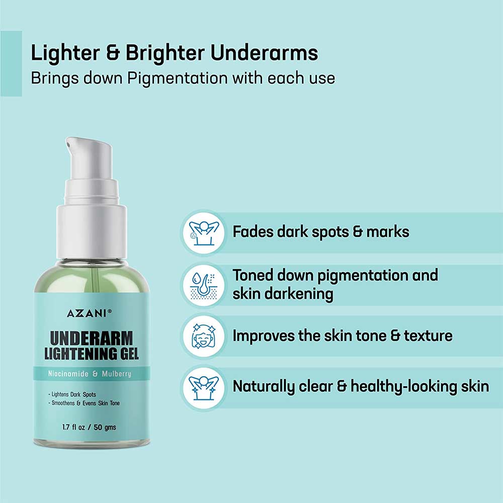 2 - Azani Active Care Underarm Lightening Gel,  50 g  Niacinamide & Mulberry 