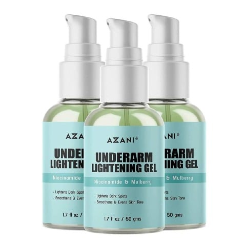 1 - Azani Active Care Underarm Lightening Gel,  50 g  Niacinamide & Mulberry Pack of 3 