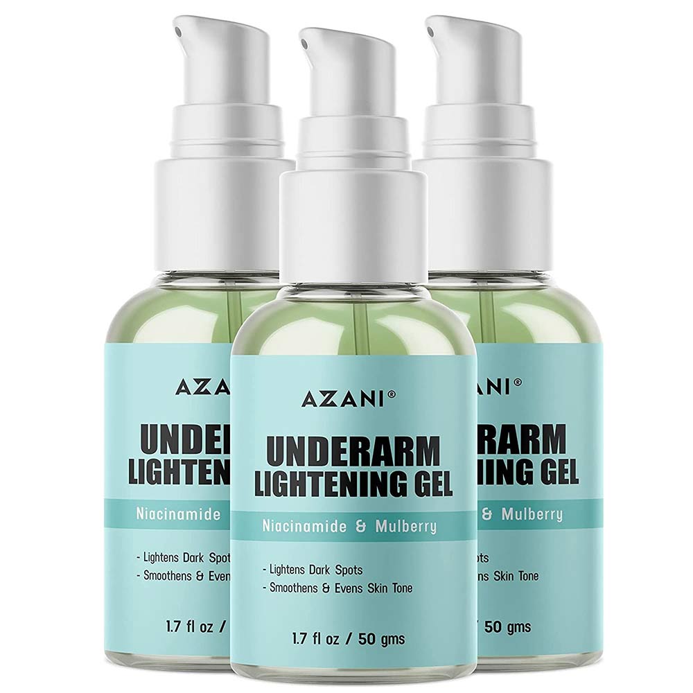 1 - Azani Active Care Underarm Lightening Gel,  50 g  Niacinamide & Mulberry Pack of 3 
