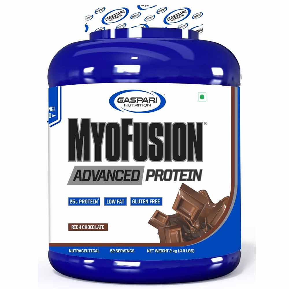 1 - Gaspari Nutrition Myofusion Advanced Protein,  4.4 lb  Rich Chocolate 