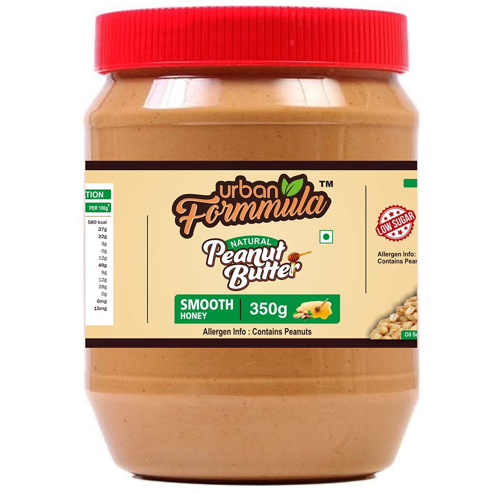 1 - Urban Formmula Honey Peanut Butter,  350 g  Smooth 
