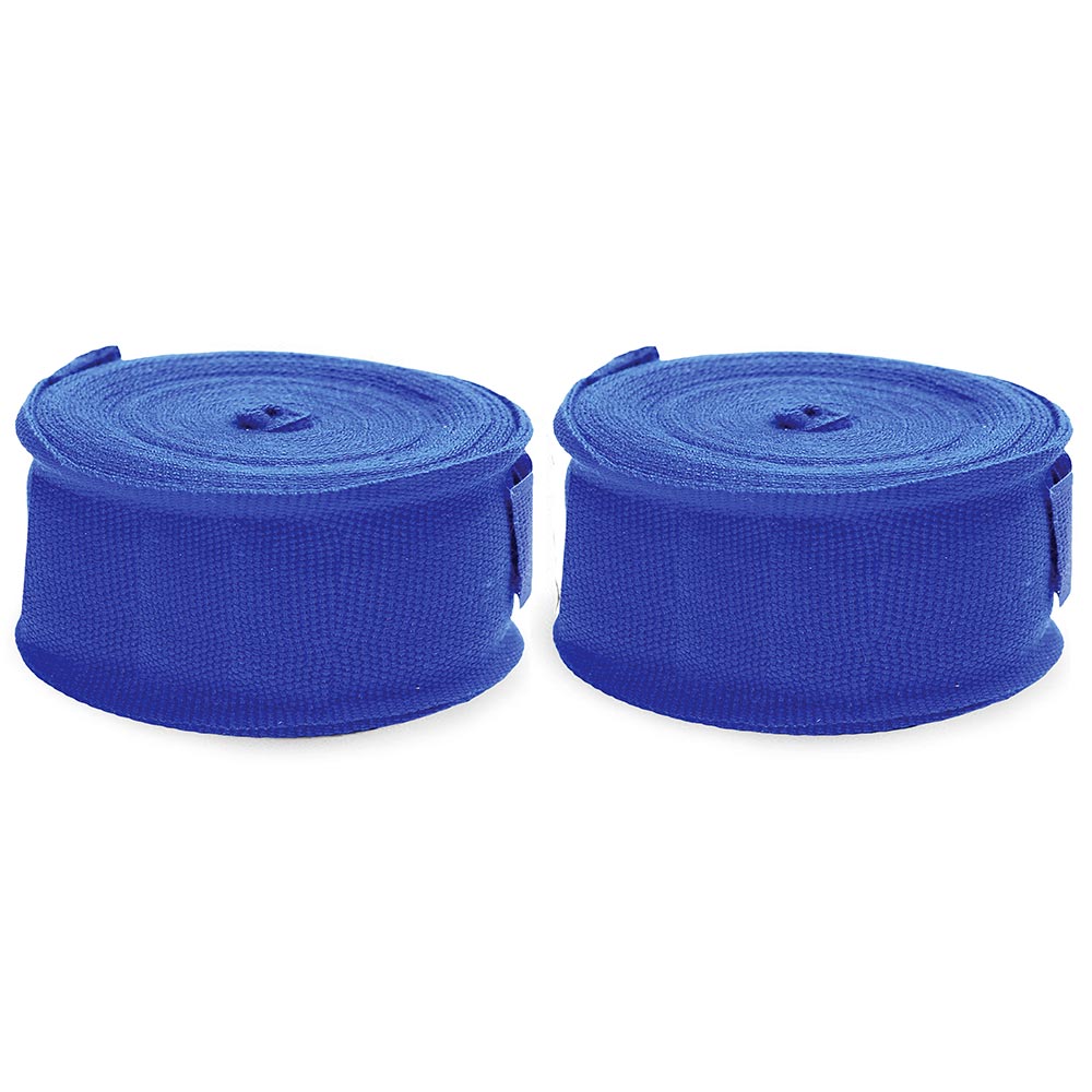 KOBO Boxing Hand Wrap Straps (WTA-15),  Blue  Free Size 