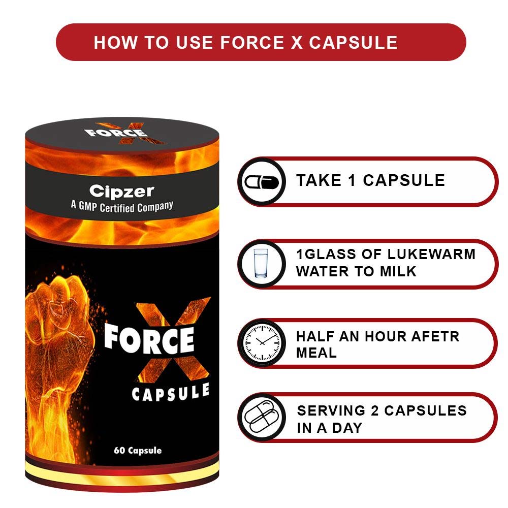 2 - Cipzer Force X,  60 capsules 