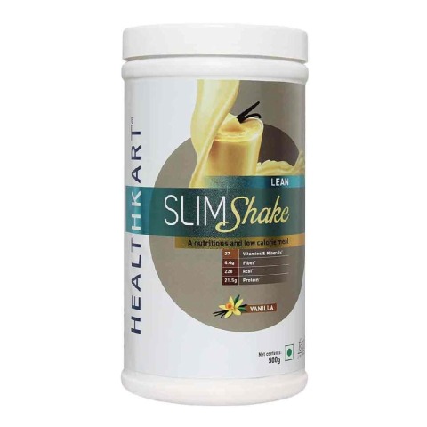 HealthKart SlimShake No Added Sugar, 0.5 kg Vanilla