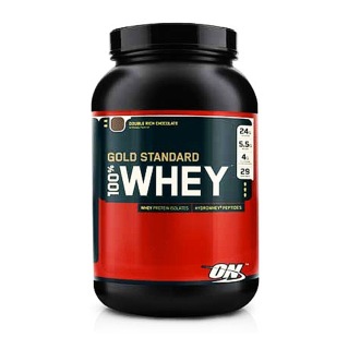 ON (Optimum Nutrition) Gold Standard 100% Whey Protein, Double Rich Chocolate 2 Lb