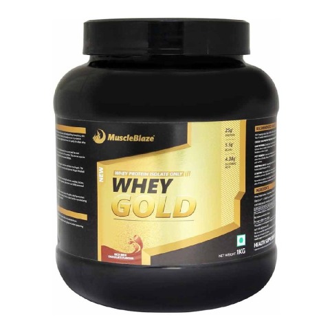 MuscleBlaze Whey Gold, 2.2 lb Rich Milk Chocolate MuscleBlaze Whey Gold, 2.2 lb Rich Milk Chocolate