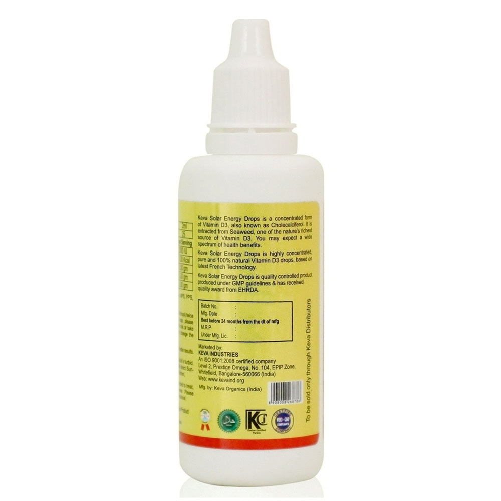 4 - Keva Solar Energy Drops,  50 ml  Natural 