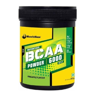 MuscleBlaze BCAA 6000 SPL, 0.44 lb Pineapple