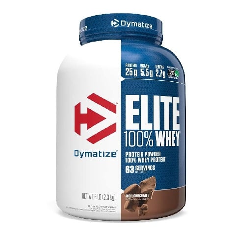 6 - Dymatize Elite Whey Protein,  5 lb  Rich Chocolate 