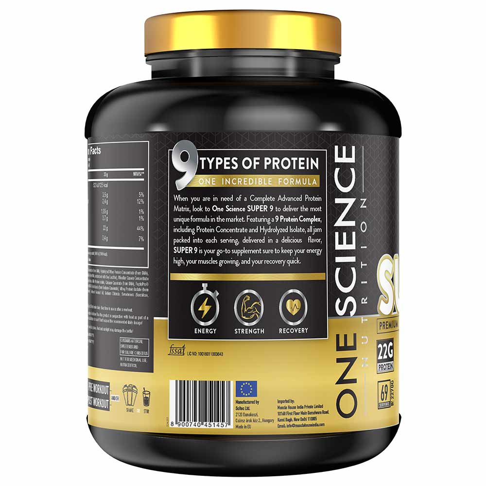 2 - One Science Super 9 - Premium Advance Protein Blend,  5 lb  Pina Colada 