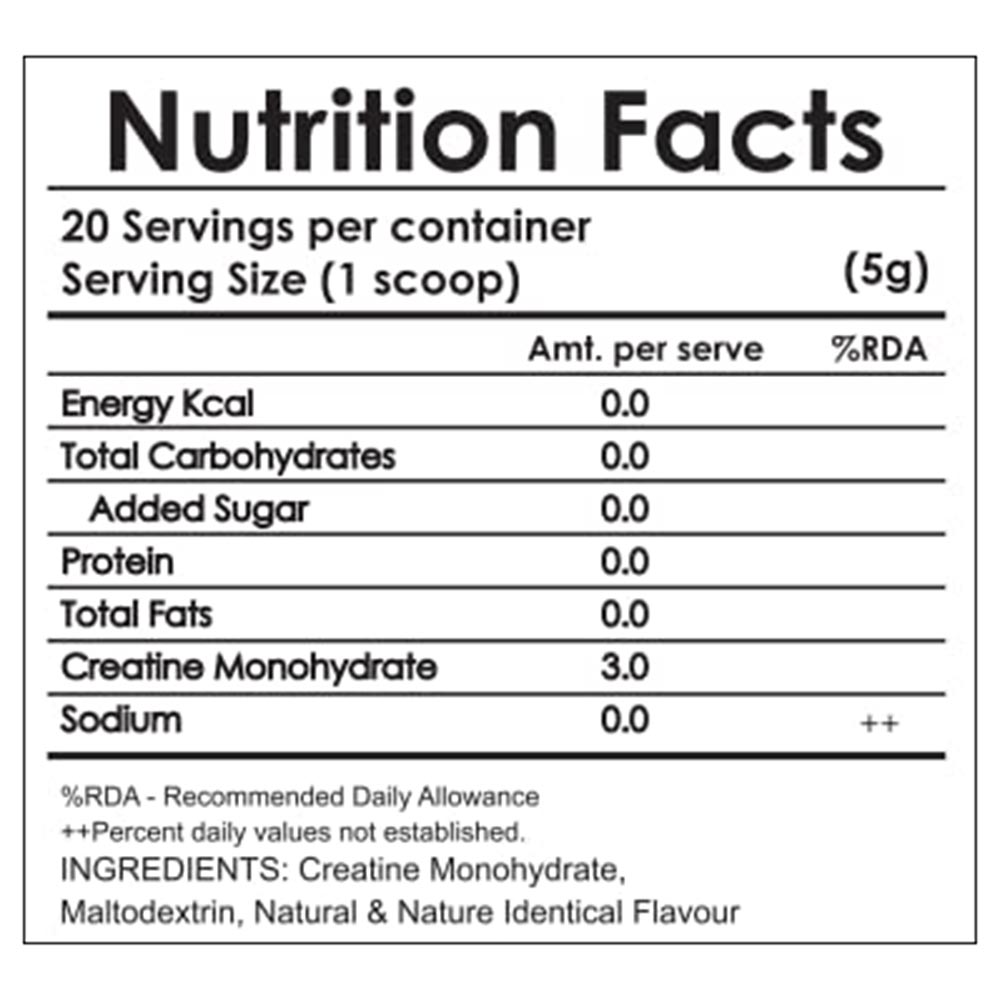 3 - Muscle Asylum Creatine Monohydrate,  Fruit Punch  0.22 lb 