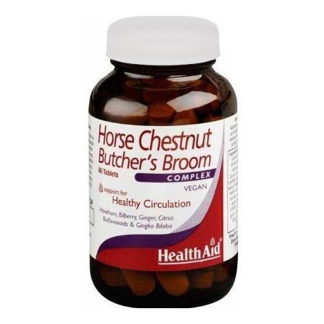 HealthAid Horse Chestnut Butchers Broom Complex, 60 tablet(s) HealthAid Horse Chestnut Butchers Broom Complex, 60 tablet(s)