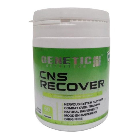 1 - Genetic Nutrition CNS Recover,  60 capsules  Unflavoured 