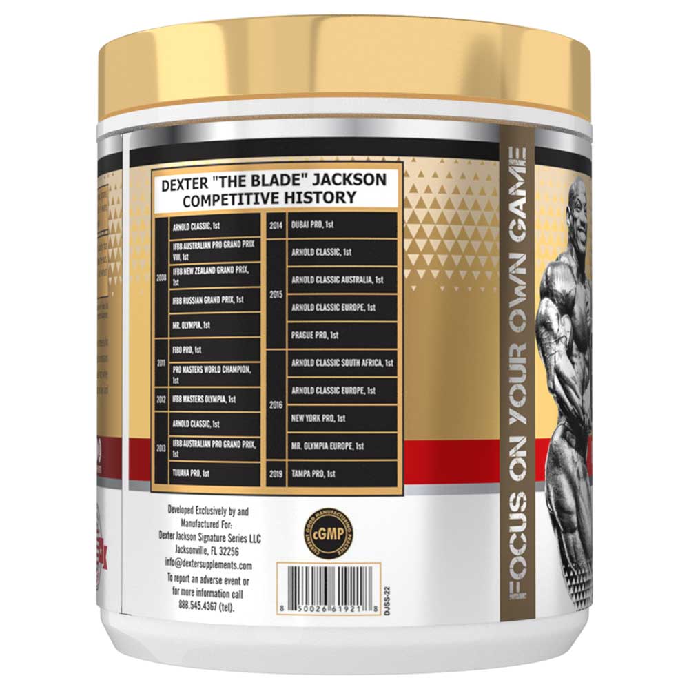3 - Dexter Jackson Micronized Glutamine,  0.66 lb  Unflavoured 
