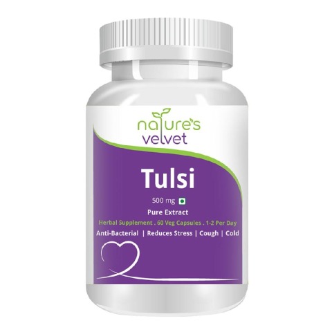 Natures Velvet Tulasi Pure Extract (500 mg), 60 veggie capsule(s) Natures Velvet Tulasi Pure Extract (500 mg), 60 veggie capsule(s)