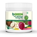 bGREEN Pre-Workout Energy Mix by MuscleBlaze, 0.55 lb Raspberry Lemon