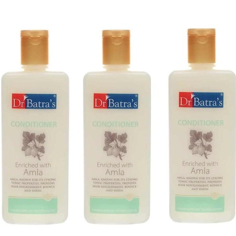 Dr Batra's Conditioner,  200 ml  Enriched with Amla (Pack of 3) 