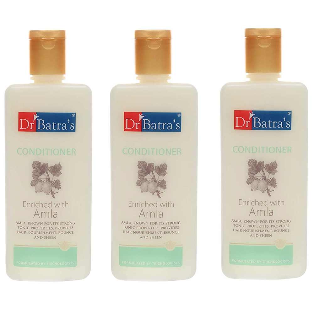 Dr Batra's Conditioner,  200 ml  Enriched with Amla (Pack of 3) 