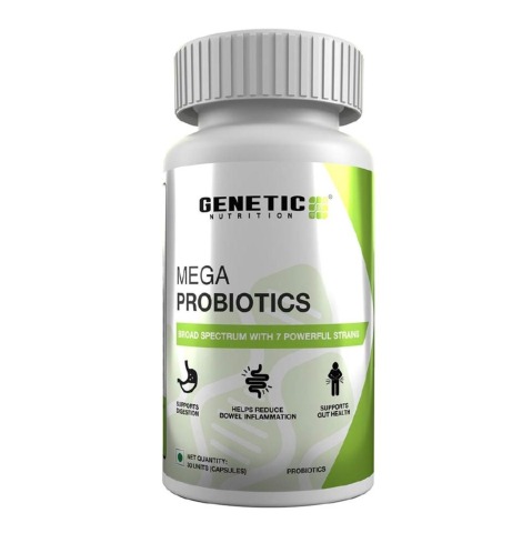 1 - Genetic Nutrition Mega Probiotics,  30 capsules  Unflavoured 