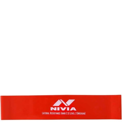 1 - Nivia Lateral Resistance Band 2.0,  Red  Level 4 (Heavy) 