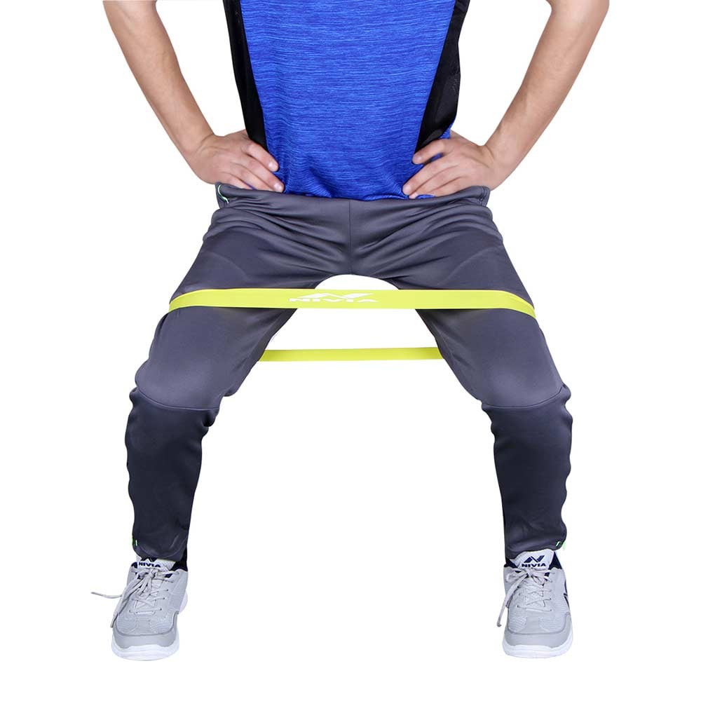 6 - Nivia Lateral Resistance Band 2.0,  Yellow  Level 1 (Light) 