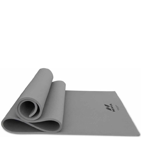 1 - Nivia Yoga Mat Anti Skid, Grey 6mm