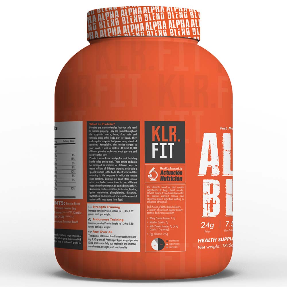 2 - Klr.Fit Alpha Blend,  4 lb  Chocolate 