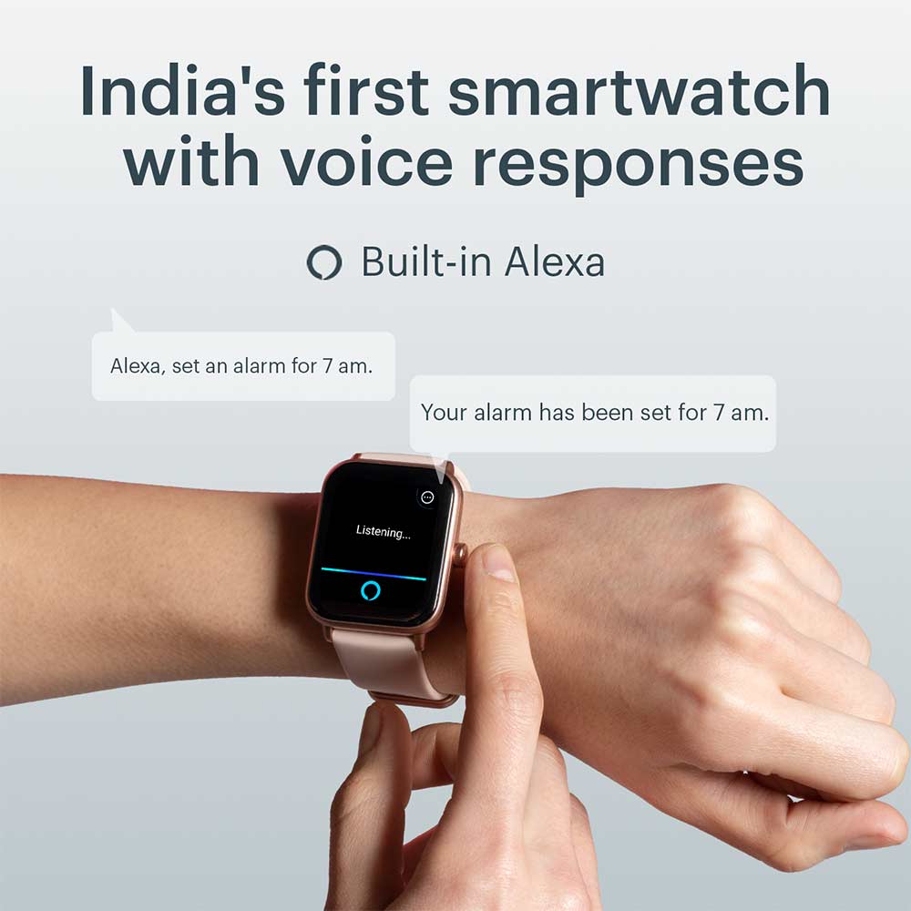 2 - Noise ColorFit Pro 3 Alpha Bluetooth Calling Smartwatch,  Teal Blue  Free Size 