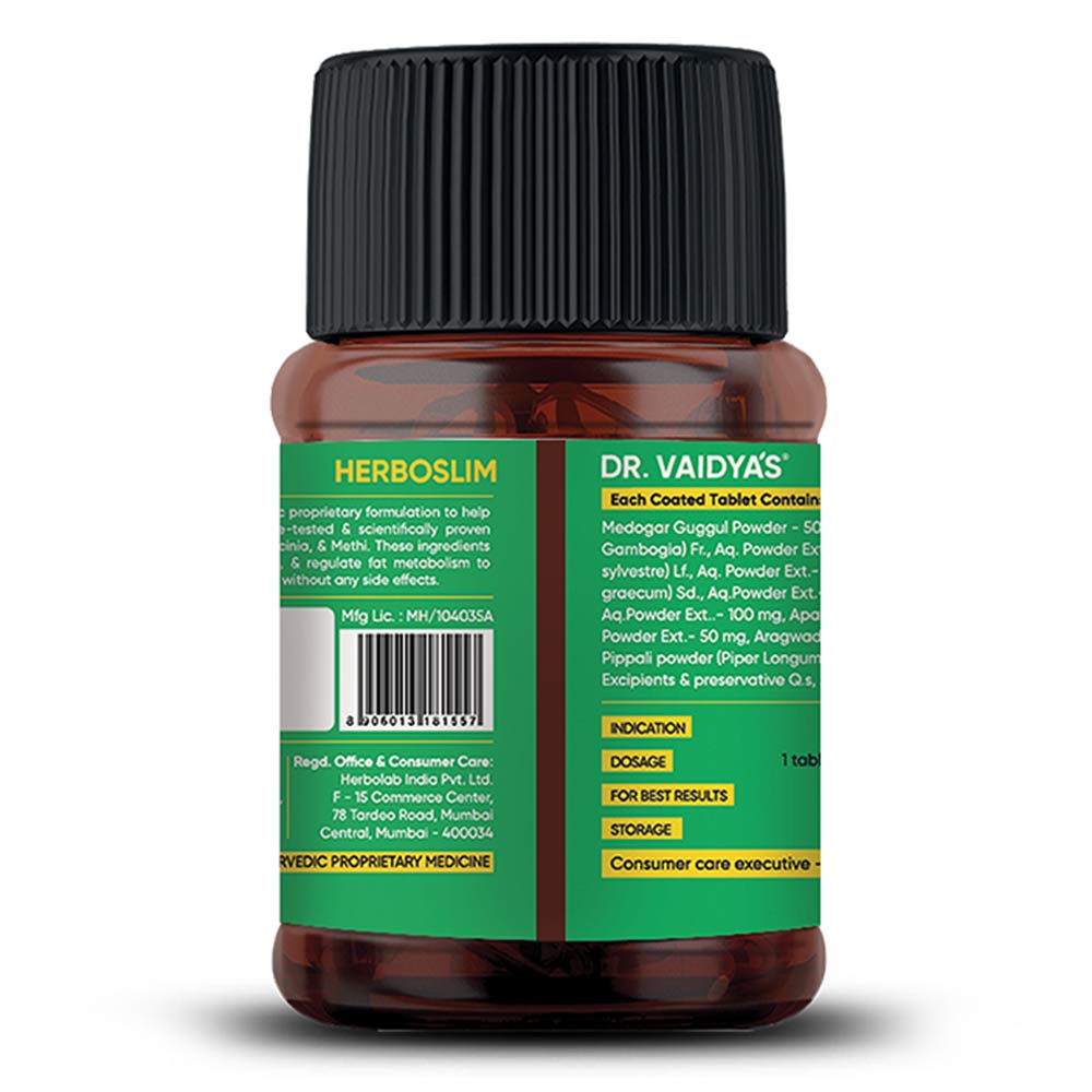 2 - Dr. Vaidya's Herboslim,  30 tablet(s) 