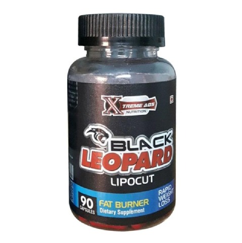 Xtreme Abs Nutrition Black Leopard Lipocut,  90 capsules  Unflavoured 