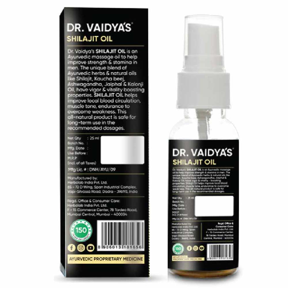 2 - Dr. Vaidya's Shilajit Oil,  25 ml 