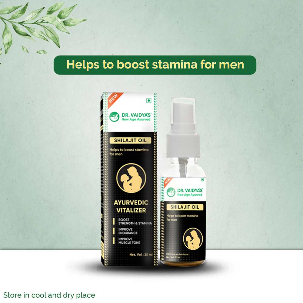 3 - Dr. Vaidya's Shilajit Oil (Pack of 3),  25 ml 