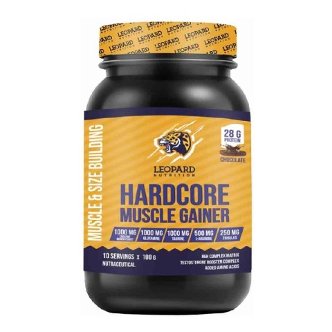 1 - Leopard Nutrition Hardcore Muscle Gainer,  2.2 lb  Chocolate 