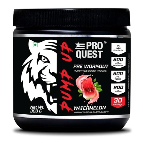 1 - Proquest Pump Up Pre Workout, 0.66 lb Watermelon