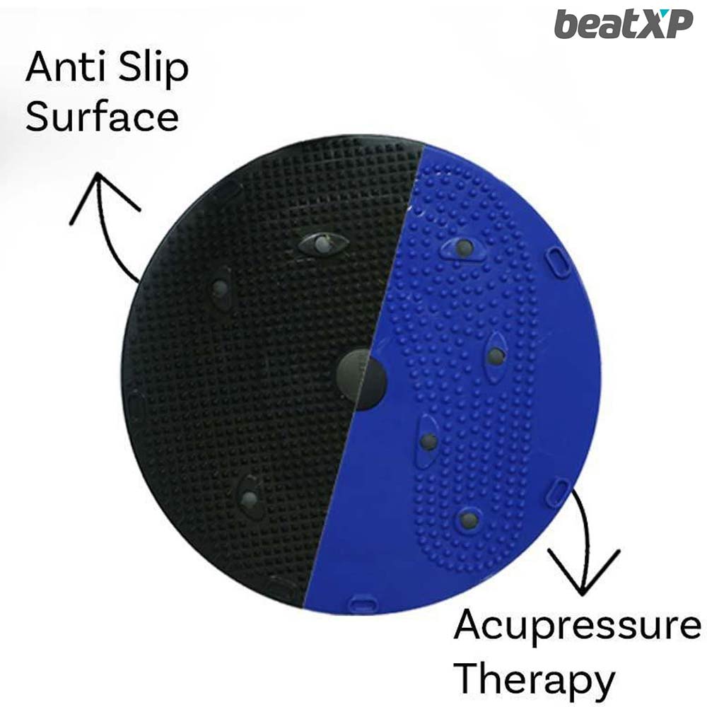 2 - beatXP Tummy Twister ABS Exerciser,  Black and Blue  100 kg 