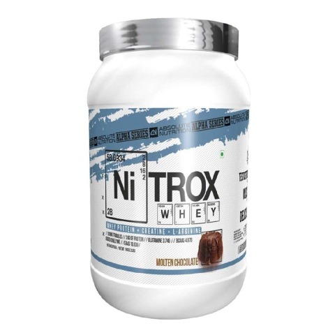 1 - Absolute Nutrition Alpha Whey Nitrox Protein Powder,  2.2 lb  Molten Chocolate 