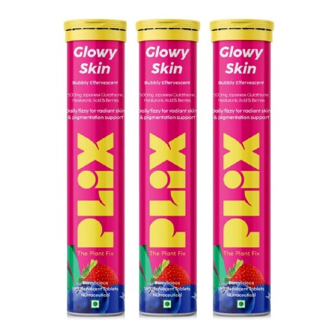 1 - Plix Olena Glutathione Skin Glow Strawberry Pack of 2, 15 tablet(s)